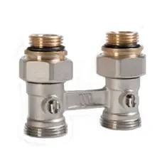 Вузол нижнього підключення панельного радіатора SOLOMON NV 5103 прямий кульовий 3/4″