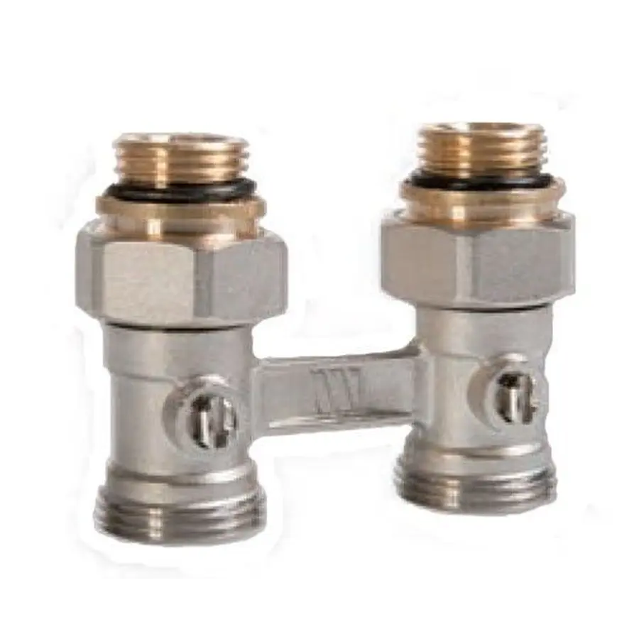 Вузол нижнього підключення панельного радіатора SOLOMON NV 5103 прямий кульовий 3/4″