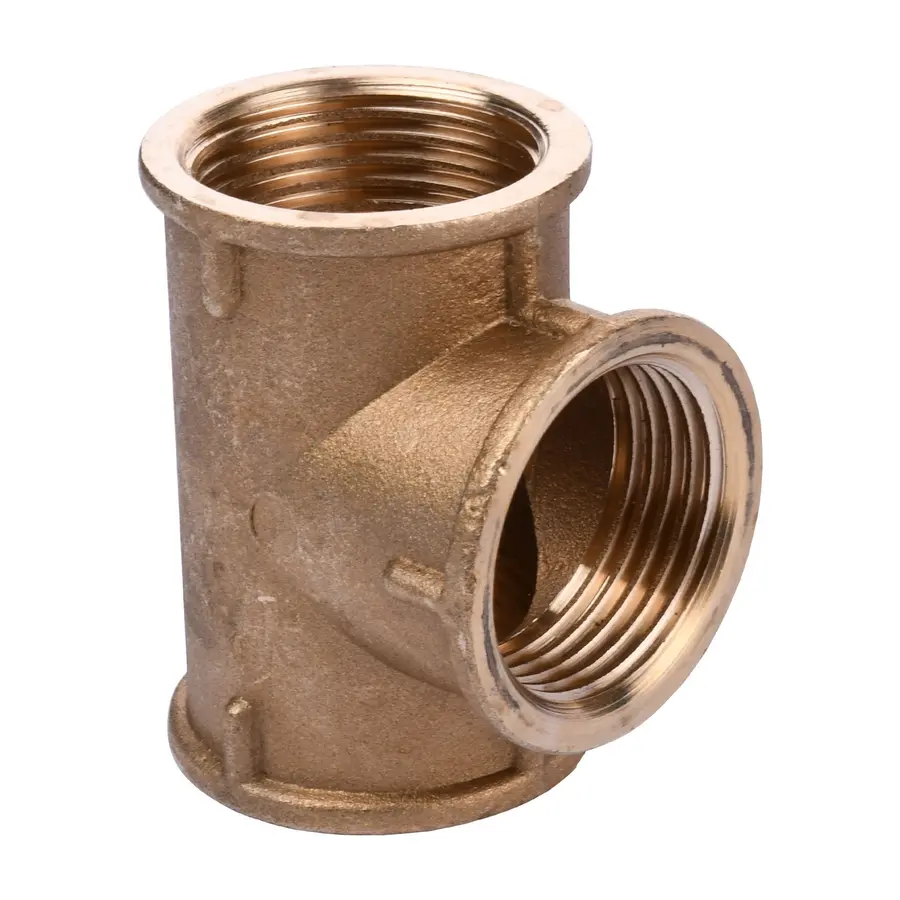 Тройник латунь 1 Середина-Середина-Внутренняя А0218А