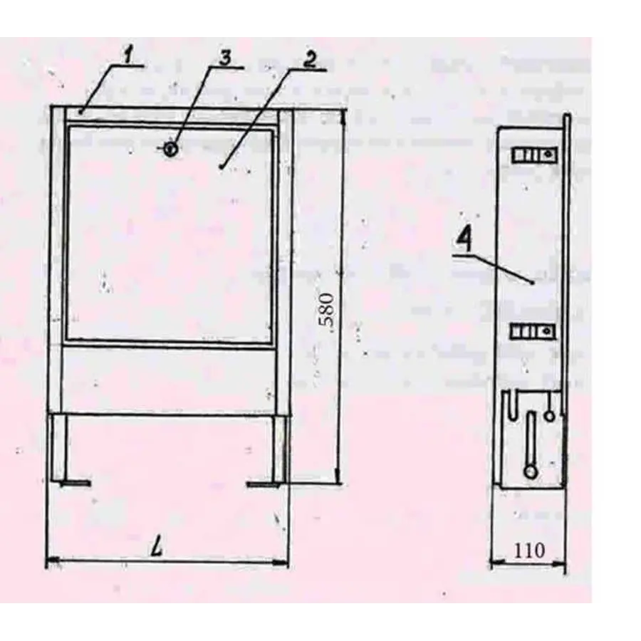 Колекторна шафа внутрішня ШКВ-03 720x580x110 (5-6-7)