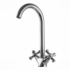 Кухонный смеситель стальной двухвентильный DOMINO DKF-204-10-CRUIZE