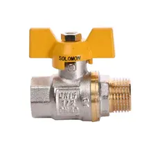 Кран кульовий прямий SOLOMON 1/2″ ЗВ ЖБ PN40 B1008