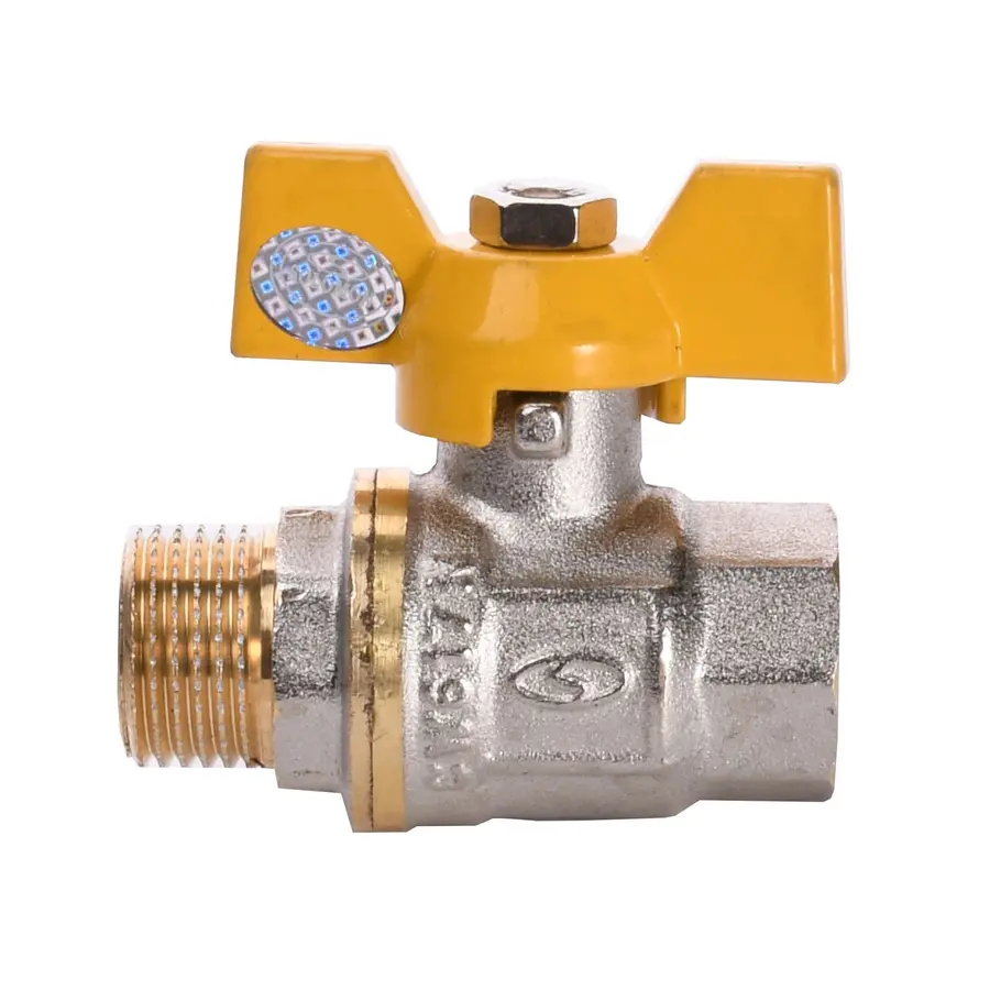 Кран кульовий прямий SOLOMON 1/2″ ЗВ ЖБ PN40 B1008