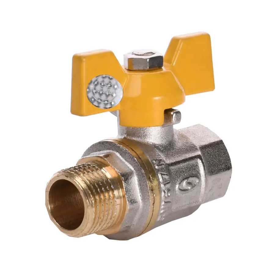 Кран кульовий прямий SOLOMON 1/2″ ЗВ ЖБ PN40 B1008