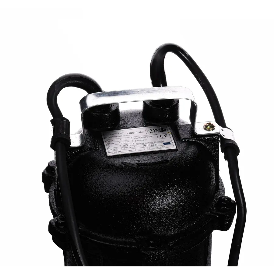 Насос фекальный с режущим механизмом VOLKS WQD10-12G 1,3 кВт