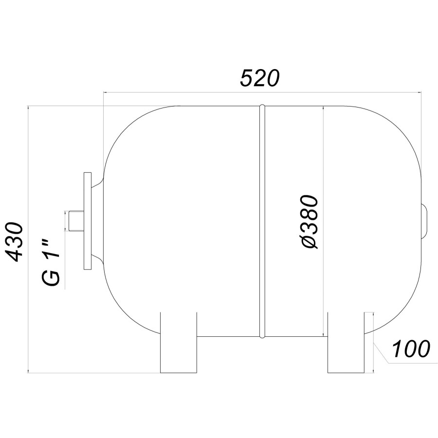 Гидроаккумулятор 50л Zilmet ultra-pro 10bar (1100005005)