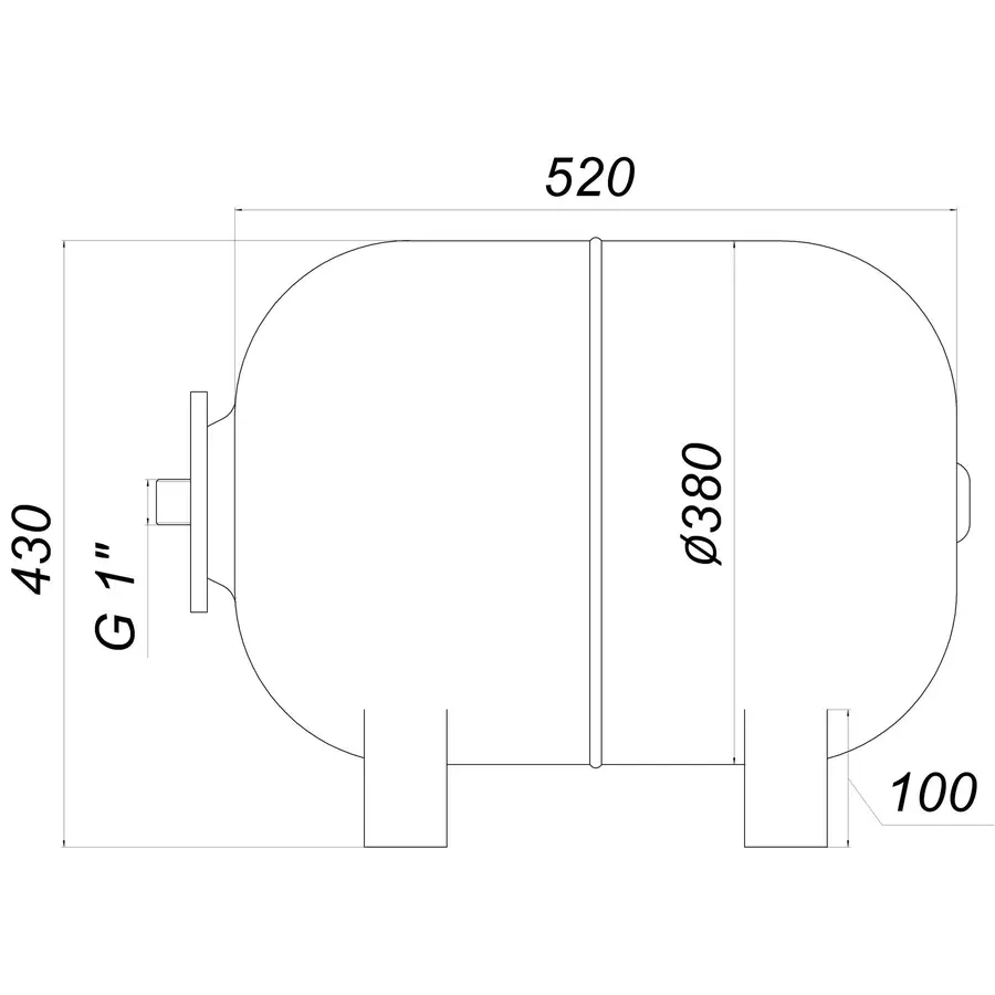 Гідроакумулятор 50л Zilmet ultra-pro 10bar ( 1100005005 )