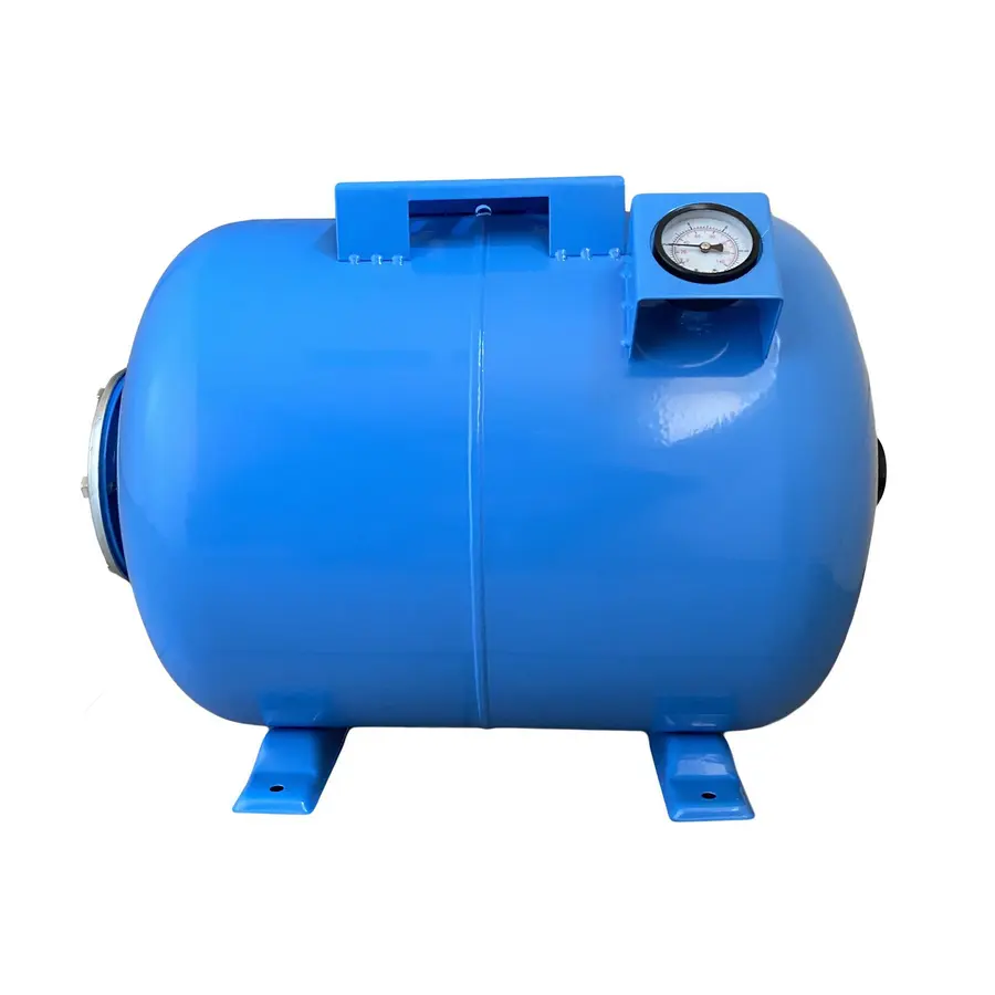 Гідроакумулятор 50л VOLKS pumpe 10bar гор. (з манометром )