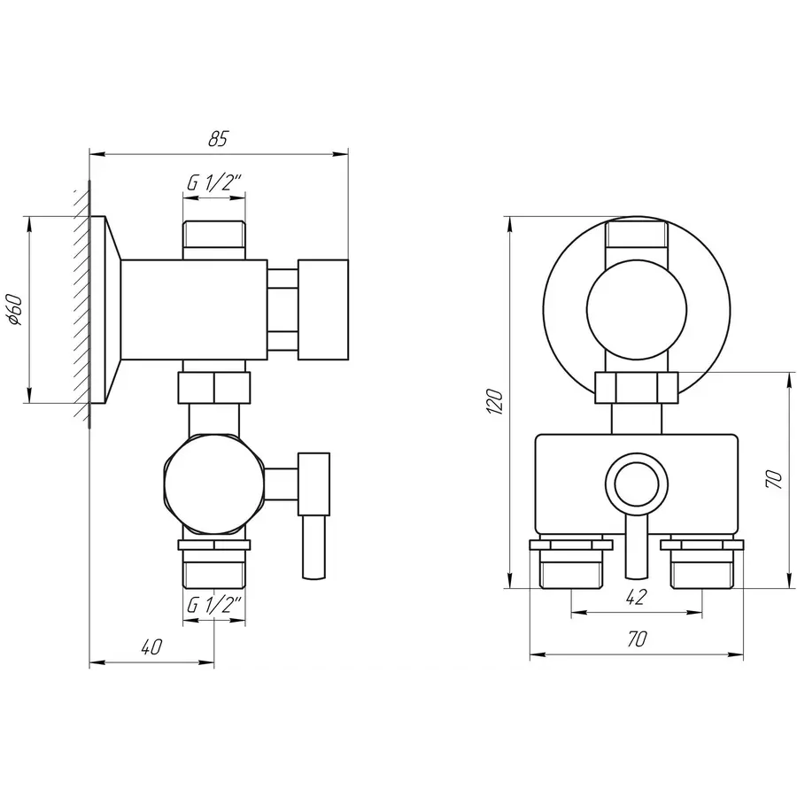 Змішувач-дозатор для душу TREMOLADA ТREMO-468MIX