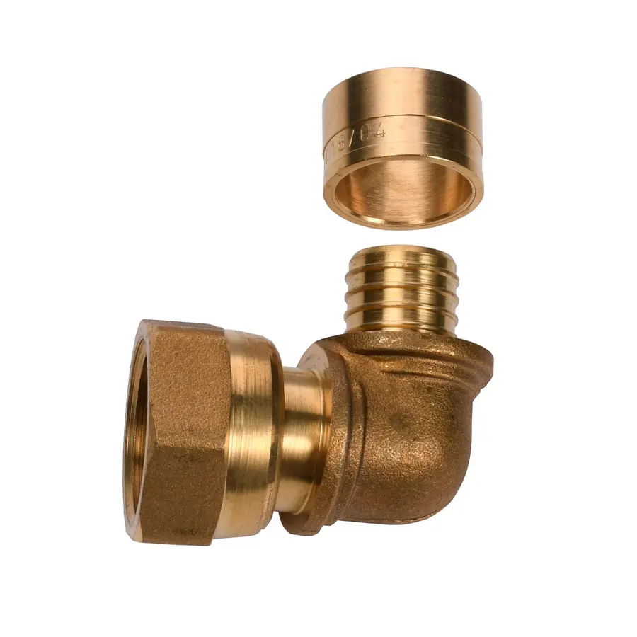 Колено натяжное с накидной гайкой ISOLTUBEX 20x3 / 4 "СTMCC2034