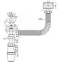 Сифон для кухонної мийки Waterstal А-5007