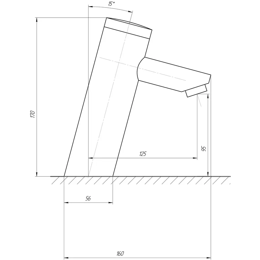 Монокран инфракрасный для умывальника TREMOLADA TREMO-8501