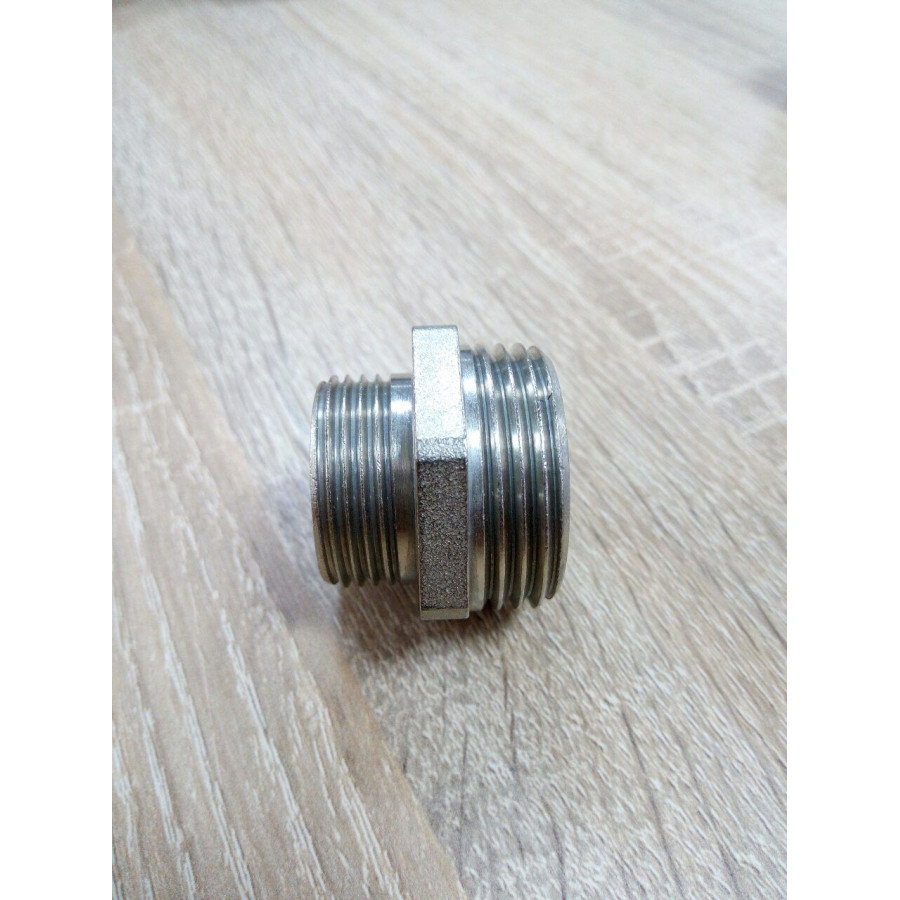 Ніпель нікель перехідний 1/2″ Зовнішня - 1″ Зовнішня Ni 08750