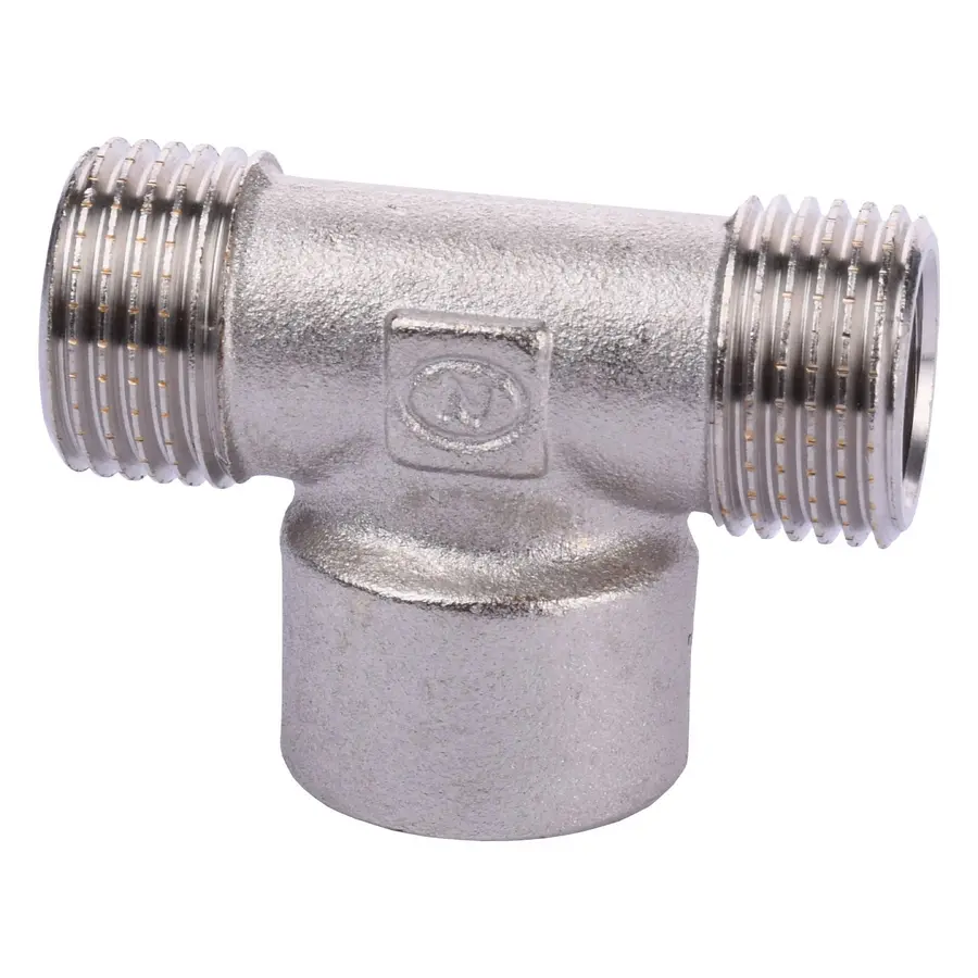 Трійник нікель 1/2" Зовнішня -Внутрішня -Зовнішня Ni 08785