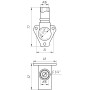 Уголок с ушками пресс APE ITALY AP 154 1 / 2х16