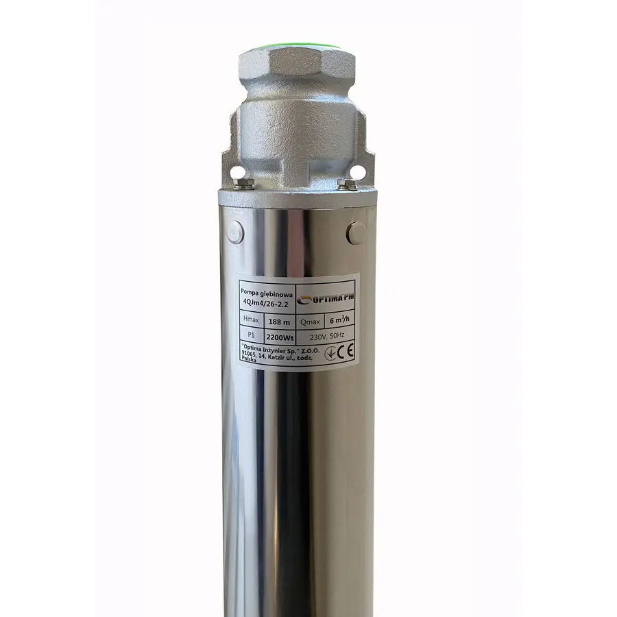Скважинные насосы с повышенной устойчивостью к песку OPTIMA PM 4QJm4 / 26 2,2 кВт 205м + 2 м кабель