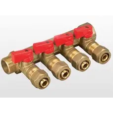 Колектор CRISTAL 1"х16" 5-ою з перекриванням (NM-1018)