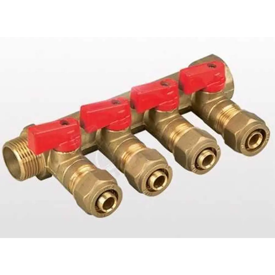 Колектор CRISTAL 1"х16" 5-ою з перекриванням (NM-1018)