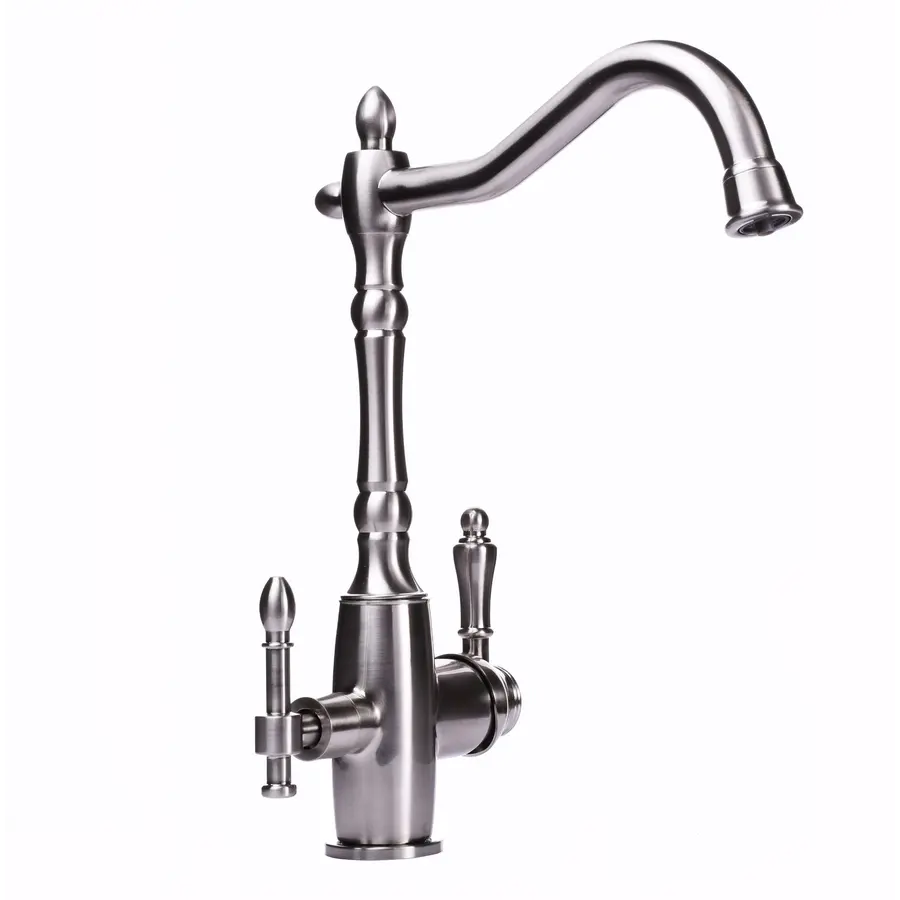 Смеситель для кухни под осмос Globus Lux GLLR-1000-8-STSTEEL vintage