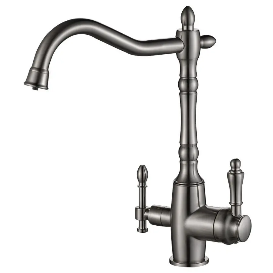 Смеситель для кухни под осмос Globus Lux GLLR-1000-8-STSTEEL vintage