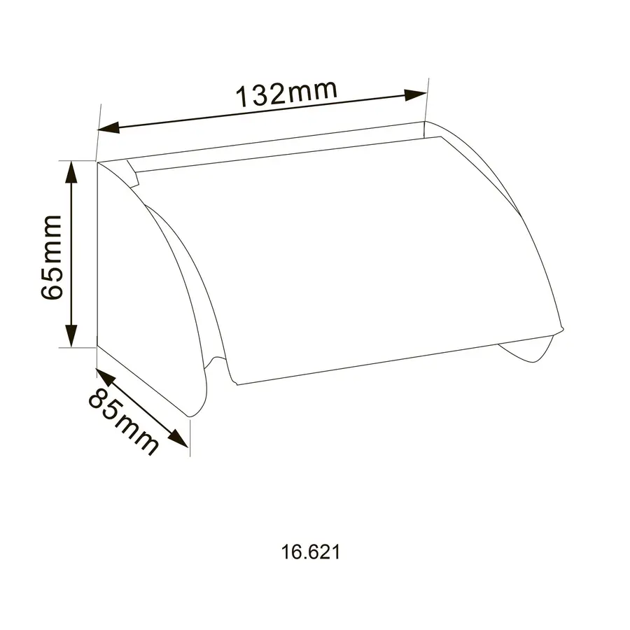 Диспенсер для туалетного паперу HOTEC 16.621 Stainless Steel