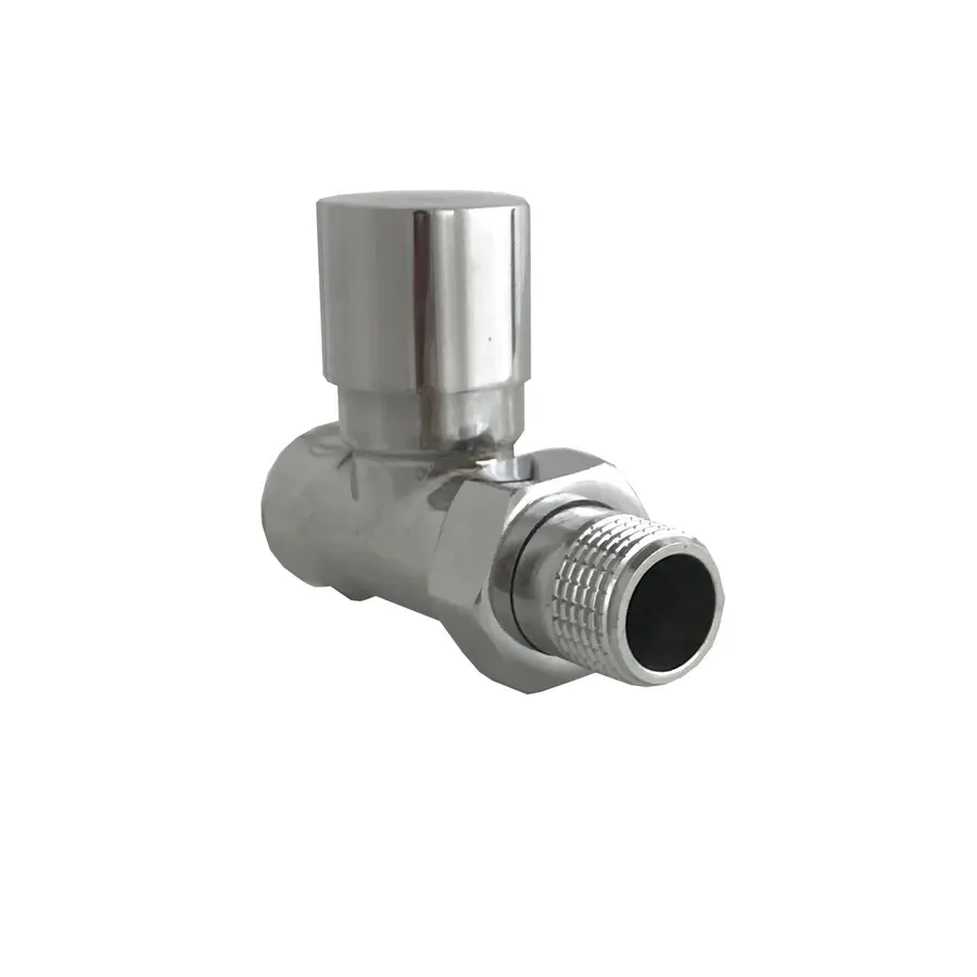 Кран вентильний прямий з американкою SOLOMON 1/2″ CHROM 1864 п/ключ