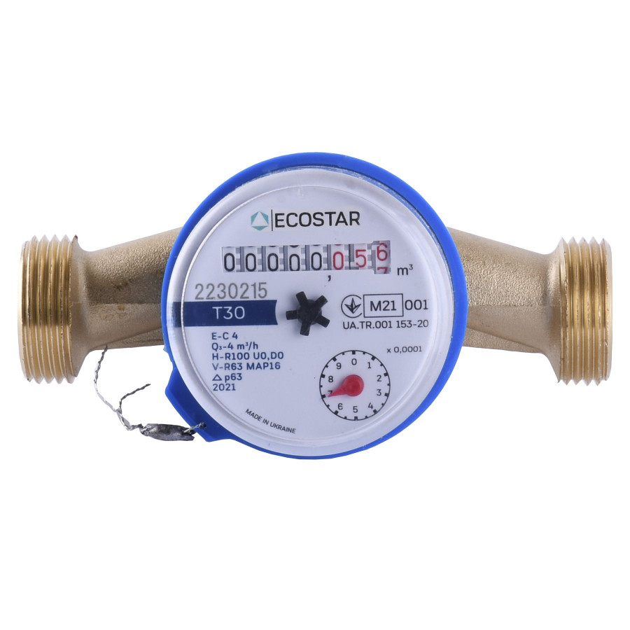 Счетчик холодной воды ECOSTAR DN20 3/4 "L110 E-C 4,0