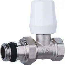 Кран радиаторный прямой ECO Technology ECO5006 1/2 "вентильный с уплотнителем