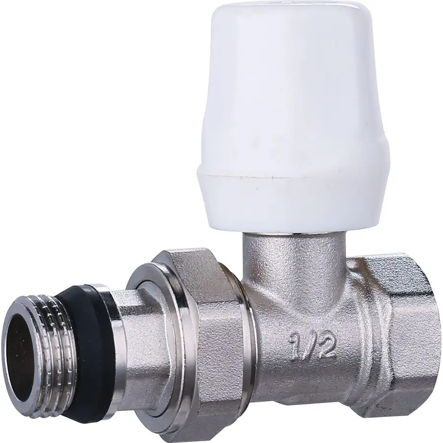 Кран радиаторный прямой ECO Technology ECO5006 1/2 "вентильный с уплотнителем