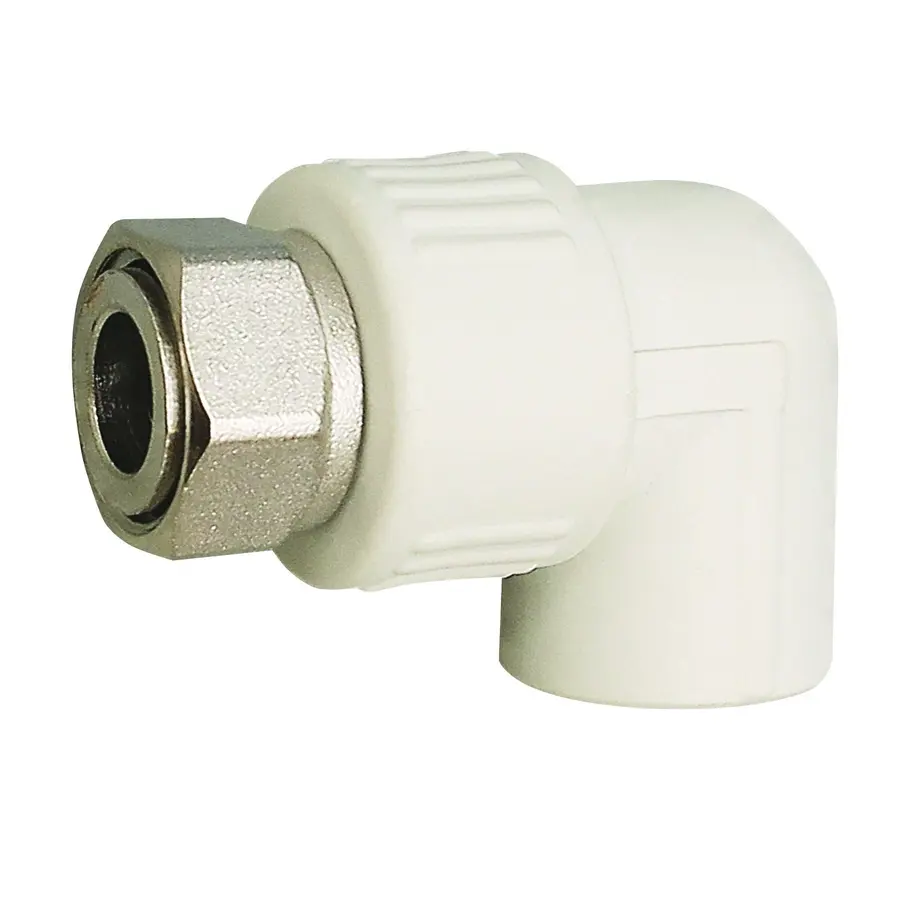 Уголок с накидной гайкой Vsplast PPR ф20х1 / 2 "** 2019