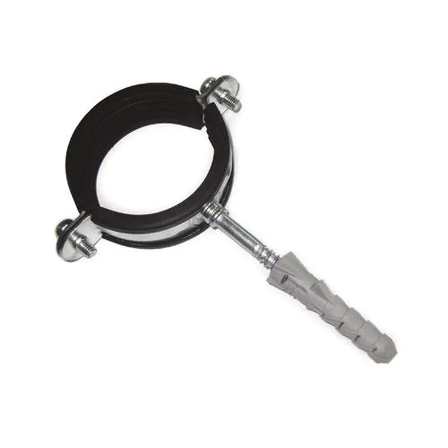 Хомут для трубы 4 "G (ф 110-118) с дюбелем и шпилькой М 10х110