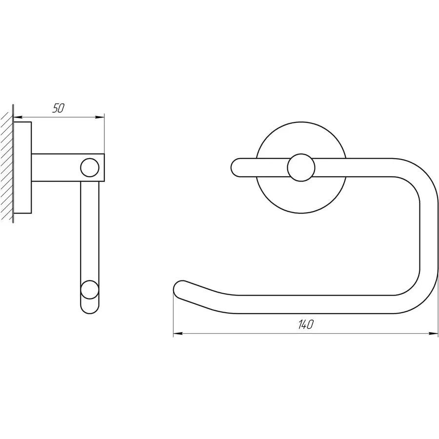 Держатель туалетной бумаги Perfect Sanitary Appliances SP 8116