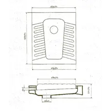 Чаша ″Генуя″60х48 (Дніпрокераміка) без резинки в коробці