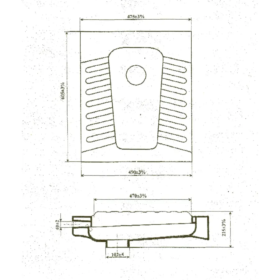 Чаша ″Генуя″60х48 (Дніпрокераміка) без резинки в коробці