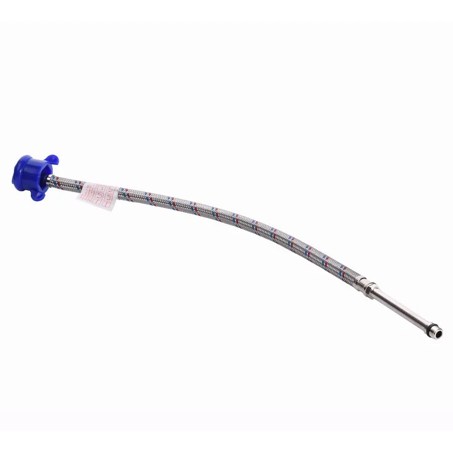 Шланг для смесителя Solomon (нерж.) М10х1 / 2 "0,6м HY6201 A LONG-штуцер 70мм!