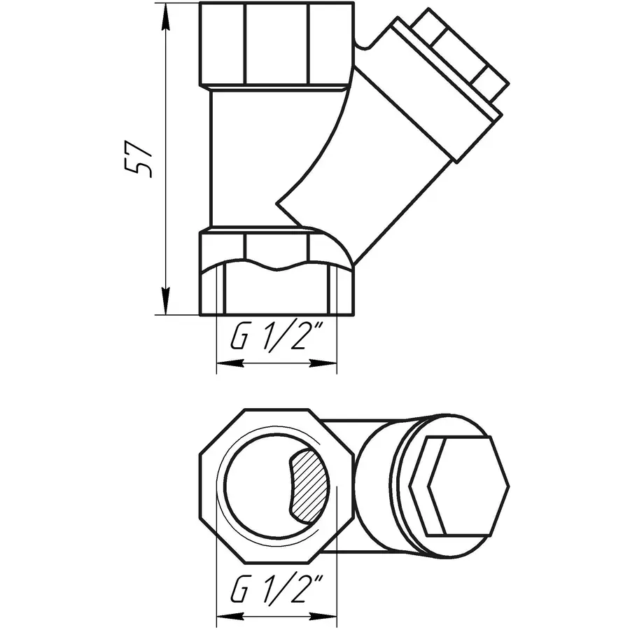 Фільтр грубого очищення SOLOMON S 1/2″ SUPER 8010