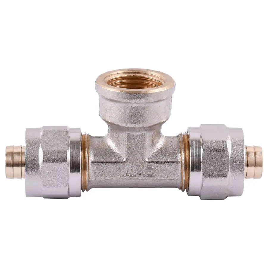 Трійник із внутрішньою різьбою APE ITALY 732 L 16x1/2″x16