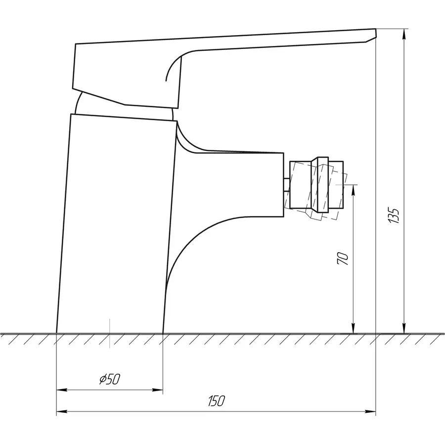 Смеситель для биде Globus Lux SEVA GLSV-0106