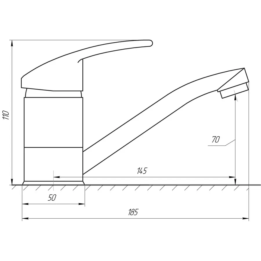 Смеситель для умывальника Globus Lux Caprice GLCA-0203М