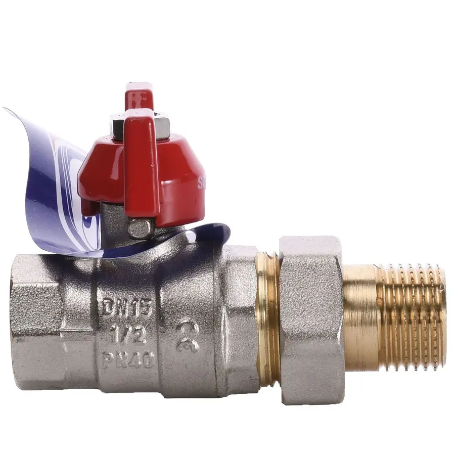 Кран шаровый с американкой SOLOMON 1/2 "УСИЛЕННЫЙ 0021042