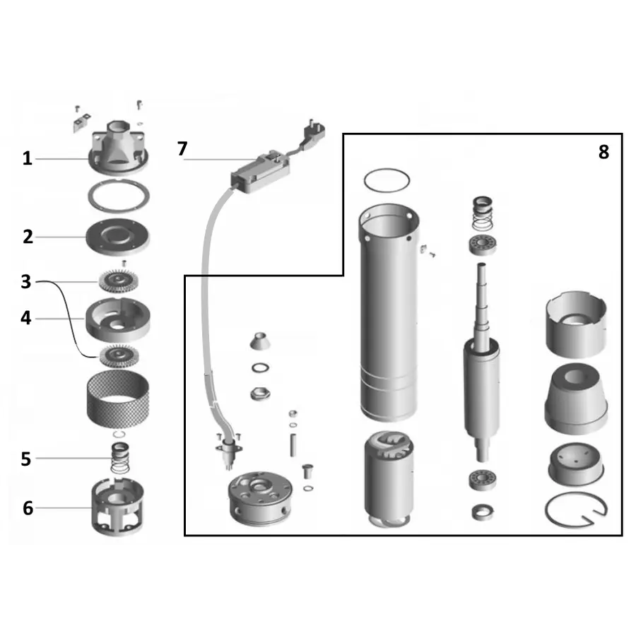 Насос свердловинний вихровий OPTIMA 4SKm150 1,1кВт + кабель 15м+пульт