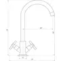 Змішувач для кухні Globus Lux DUKAT SD4-203