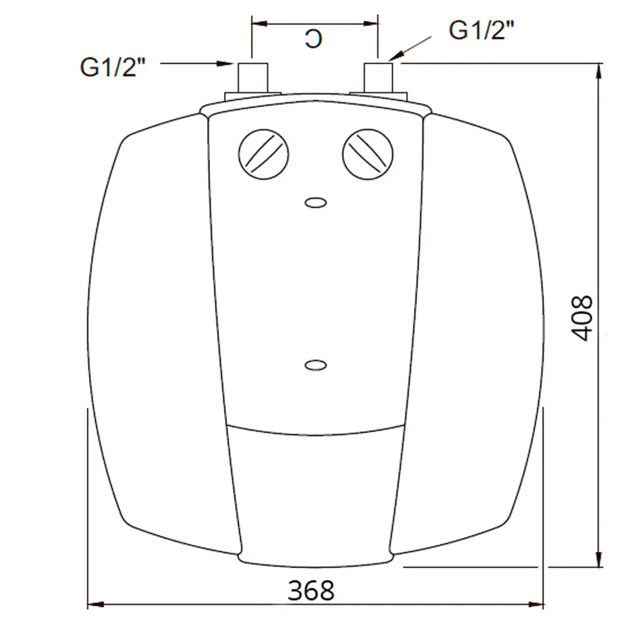 Водонагрівач Bosch Tronic 2000 TR 2000 15 T / 15л 1500W (під мийку)