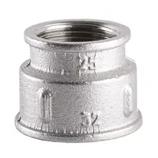 Муфта редукційна нікельована 1 1/4″ВР х 1″ВР ливарна А0393А(нк) VA