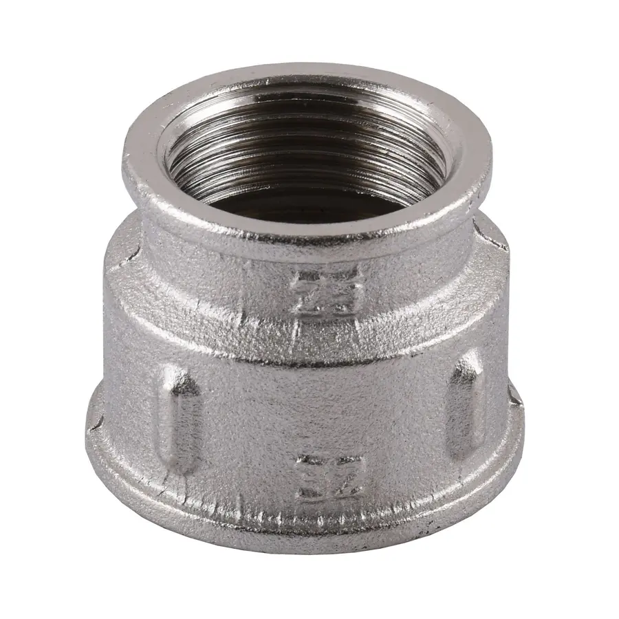 Муфта редукційна нікельована 1 1/4″ВР х 1″ВР ливарна А0393А(нк) VA