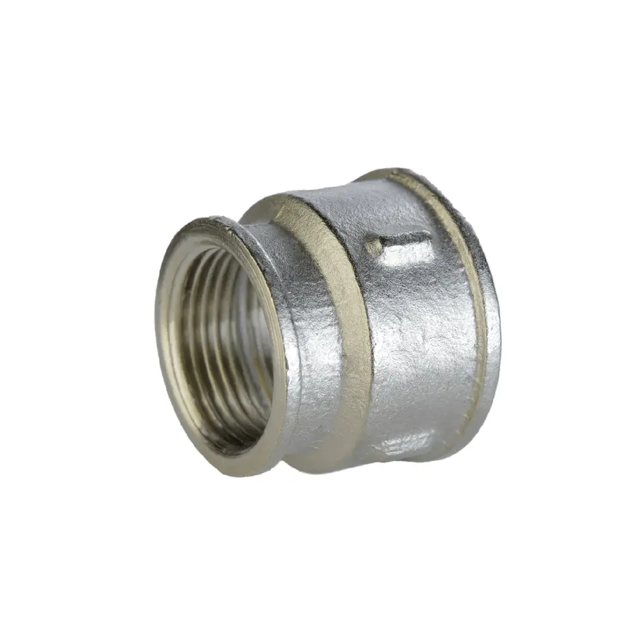 Муфта редукційна нікельована 1 1/4″ВР х 1″ВР ливарна А0393А(нк) VA