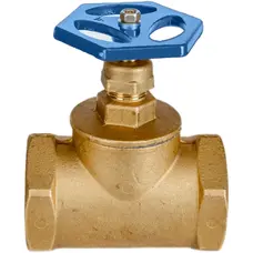 Кран вентильний прямий ХВ латунний 2″ВР х 2″ВР ливарний Б1128А VA