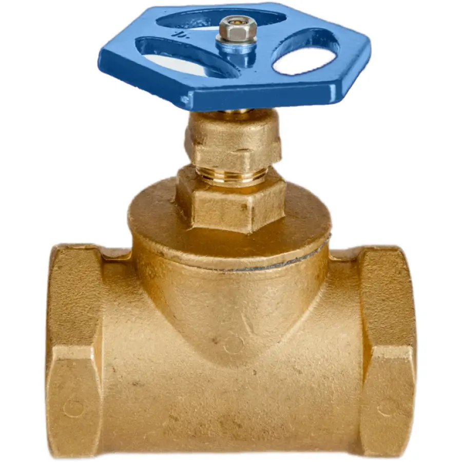 Кран вентильний прямий ХВ латунний 2″ВР х 2″ВР ливарний Б1128А VA