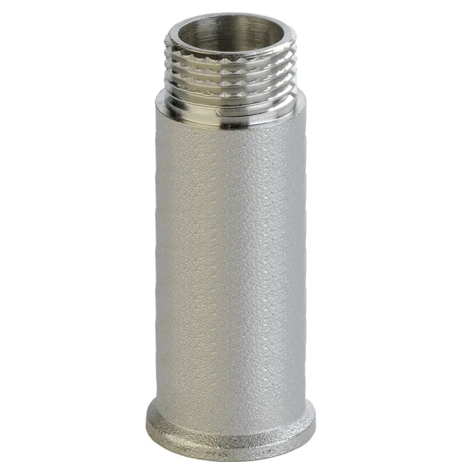 Подовжувач нікельваний 1/2″ х 40мм штампований з буртом А3506Анк