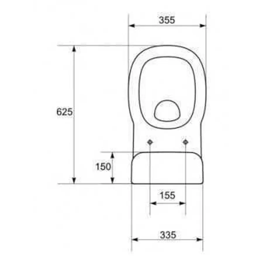 Унітаз FACILE FA 010/FA 011
